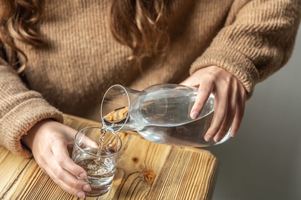 distilled water