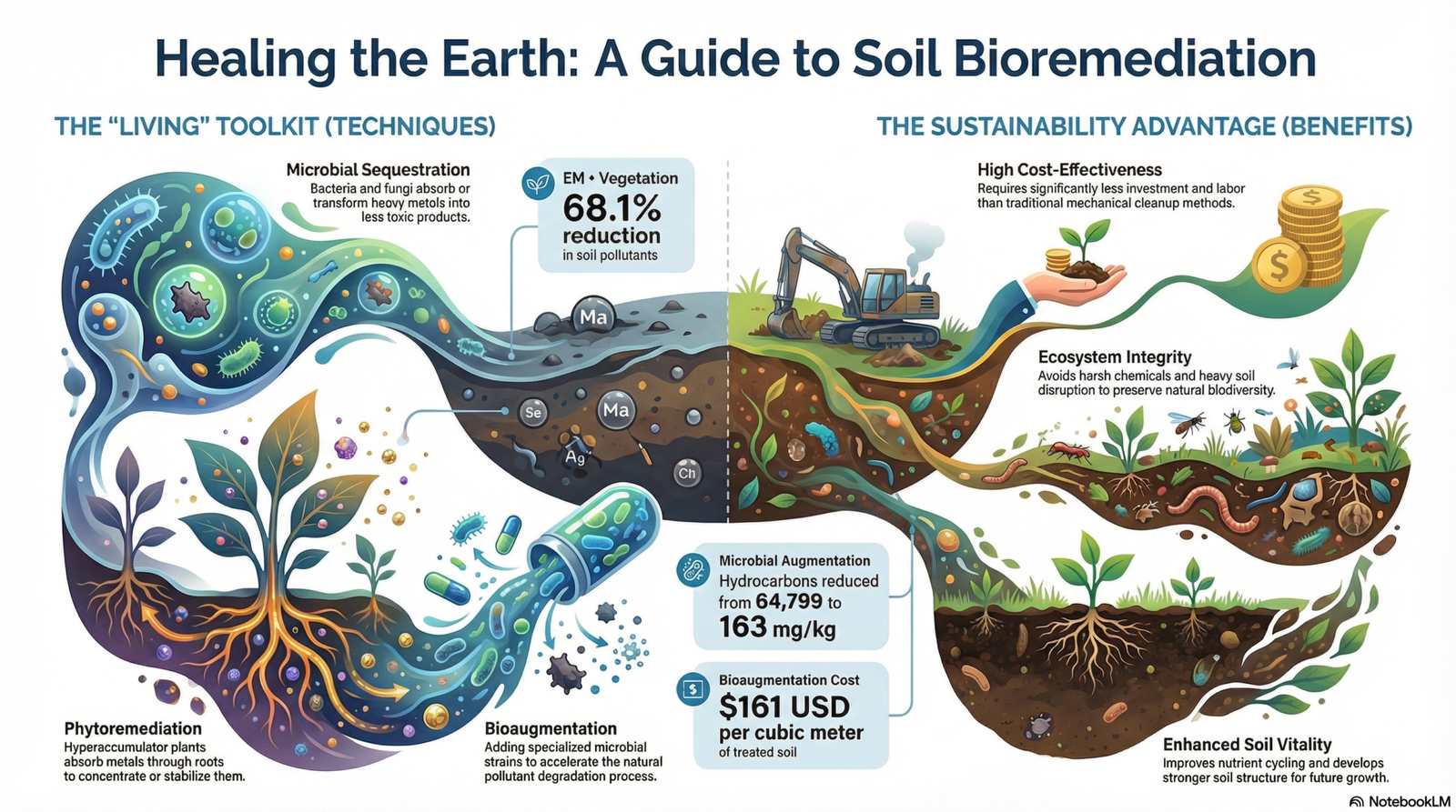 How Bioremediation of Soil Combat Heavy Metal Contamination