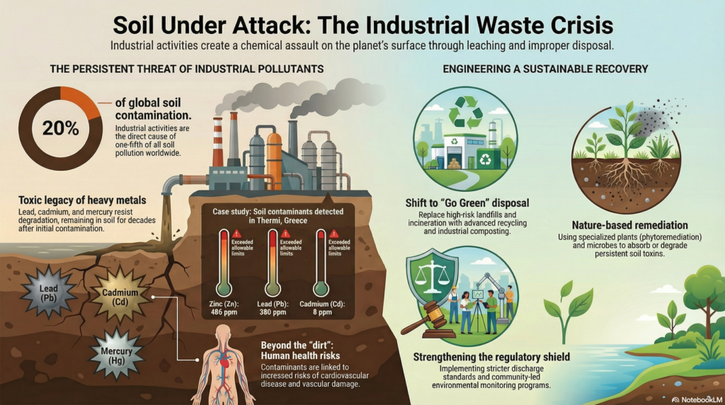 causes of soil pollution