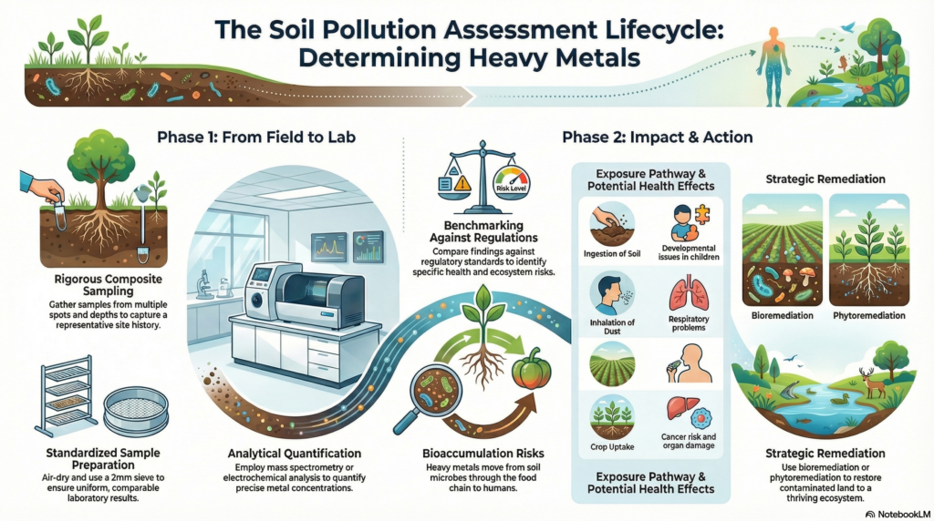 heavy metals determination in soil