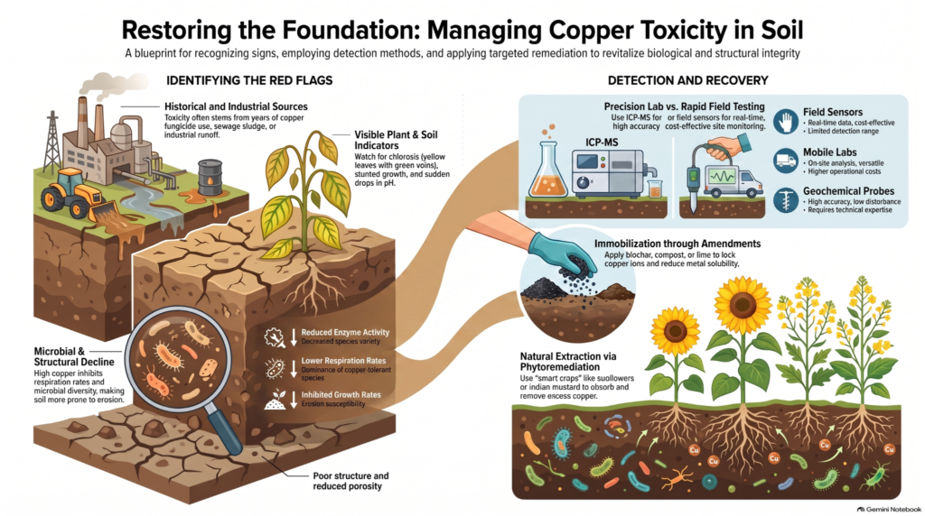 copper toxicity in soil