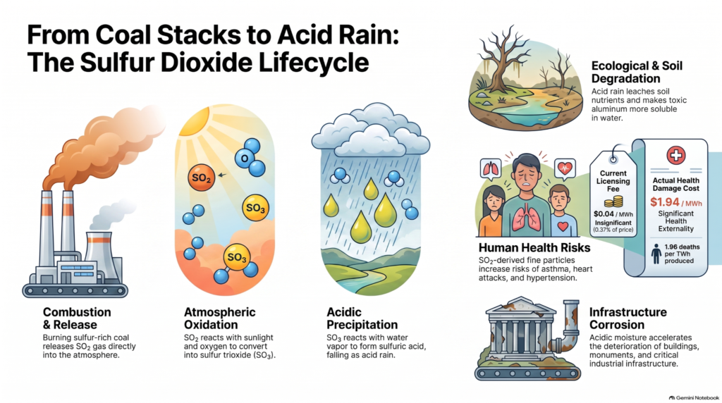 sulfur dioxide coal power pollution