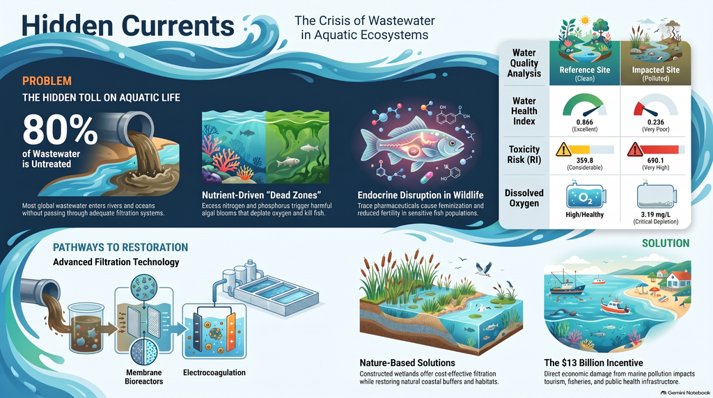 wastewater effluents and aquatic ecosystem disruption