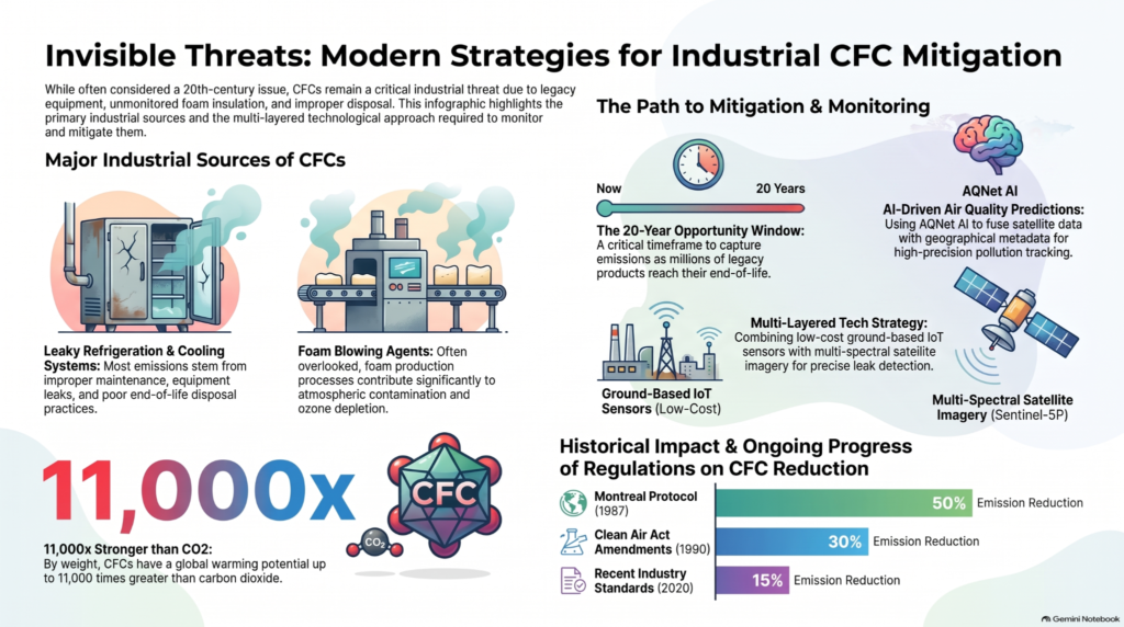 chlorofluorocarbon air contamination