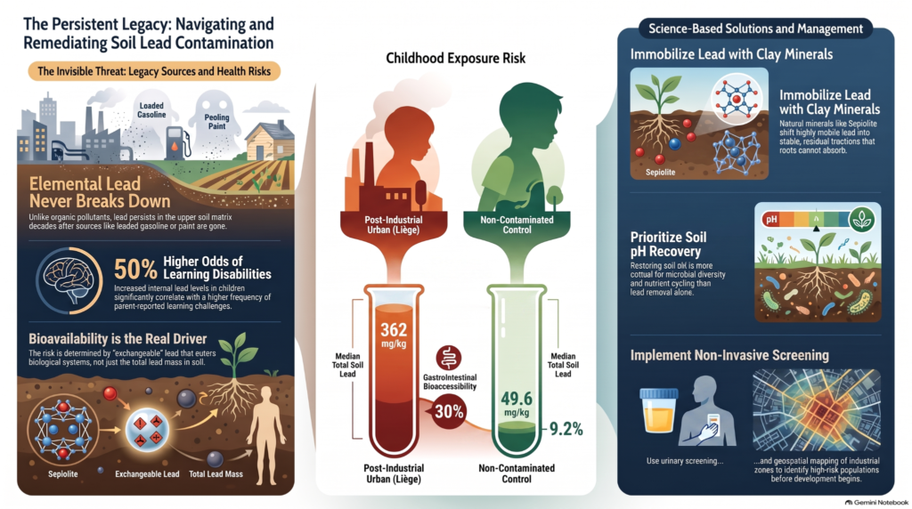 lead contamination in soil