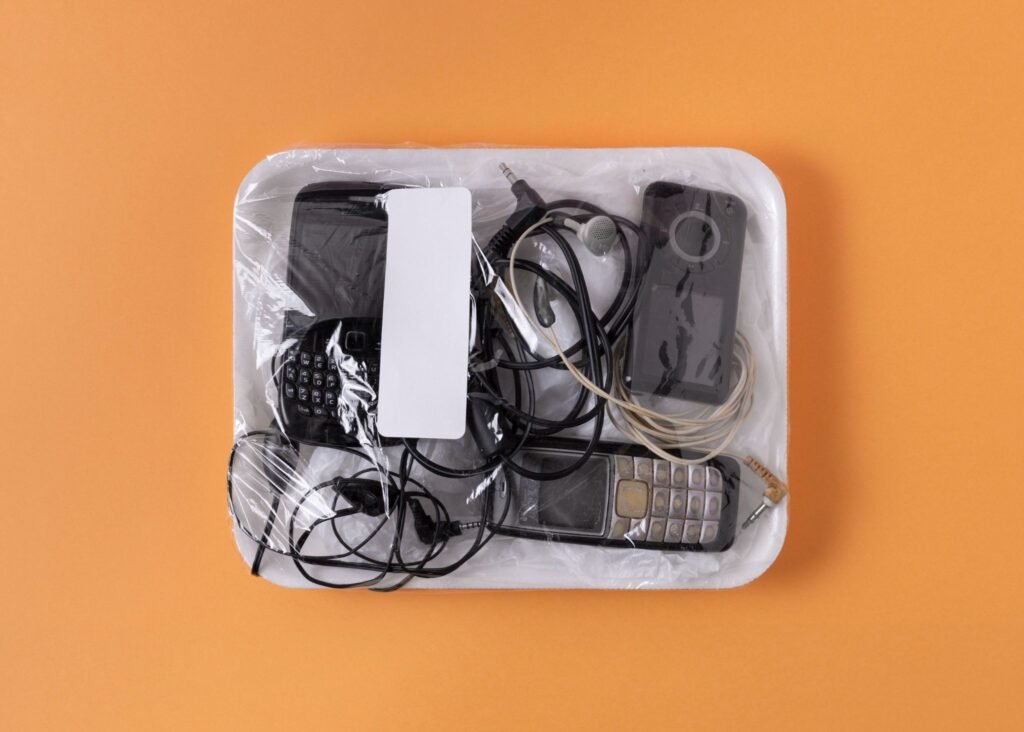 PVC plastic emissions in electronics disposal