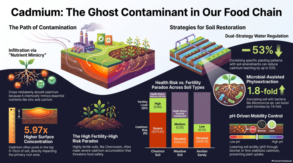 cadmium in agricultural soil